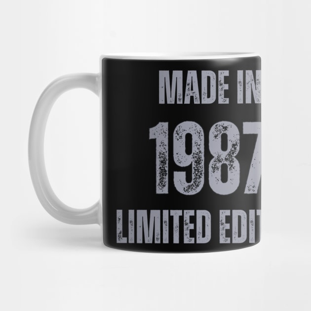 Vintage Made in 1987 , Limited Edition  , Gift for Mom Dad Birthday by Mary_Momerwids